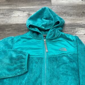 The North Face Teal Girls XL (18) Full Zip Oso Hoodie Fleece Gorpcore Jacket EUC